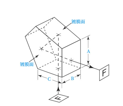 五角镀铝反射棱镜